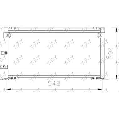 HLADNJAK KLIME. 2.0-2.4cc DIZEL (52X30)