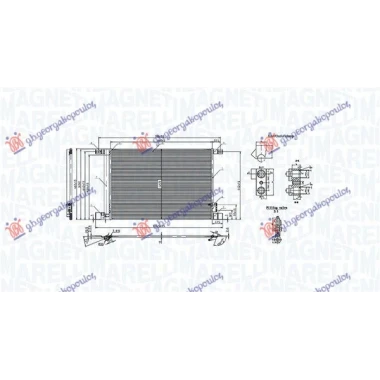 HLADNJAK KLIME 2.0-3.0 TFSI/3.0 TDI (676x444x12) (MARELLI)