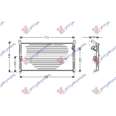 HLADNJAK KLIME 2.0i 16V (79x31)