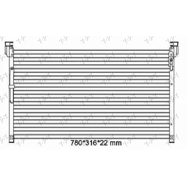 HLADNJAK KLIME 2.0i 16V (79x31)