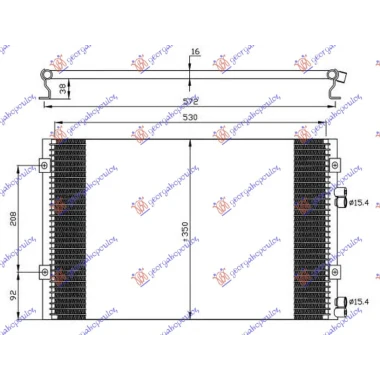 HLADNJAK KLIME 2.2 CRD (54x35x1.6)
