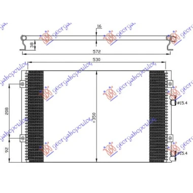 HLADNJAK KLIME 2.2 CRD (54x35x1.6)