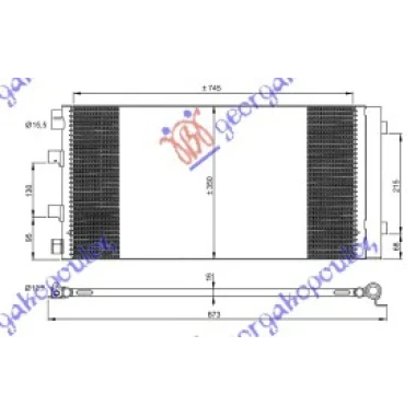 HLADNJAK KLIME 2.3 CDTi (79.5x35.5)
