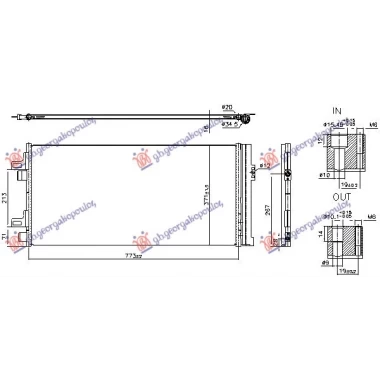 HLADNJAK KLIME 2.3 DIZEL MULTIJET (773x371x16)