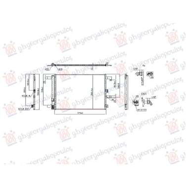 HLADNJAK KLIME 2.5 BENZIN (RS) (544x379) (NISSENS)