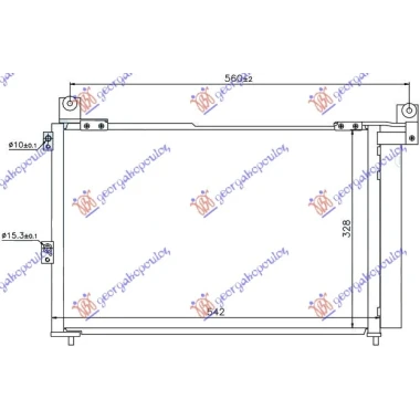 HLADNJAK KLIME 2.5/3.0 TDCi (540x352) (VALEO)