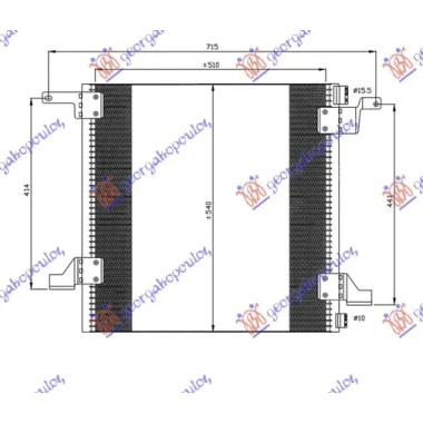 HLADNJAK KLIME  (51x53.5x16) 00-05