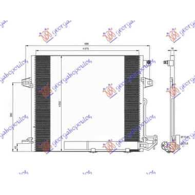 HLADNJAK KLIME  (58.7x52.8x18) AUTOMATIK