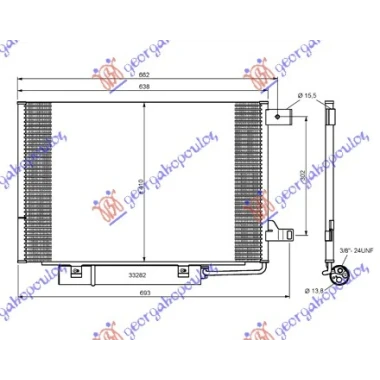 HLADNJAK KLIME BEN 600x410x16 2 NOSACA