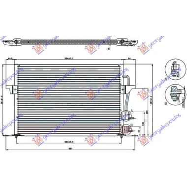 HLADNJAK KLIME BENZIN-DIZEL 54x38.2)