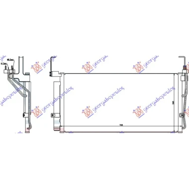 HLADNJAK KLIME BENZIN-DIZEL (63x34.5x20)