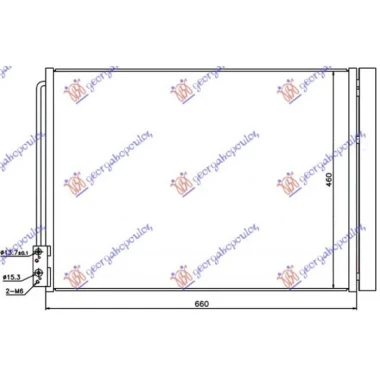 HLADNJAK KLIME BENZIN/DIZEL (&GT/F07) (625x470x16) BEHR TIP (KOYO)