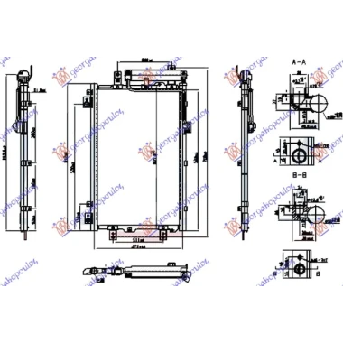 HLADNJAK KLIME ELEKTRICNI (EV) (600X370X22) (NRF)