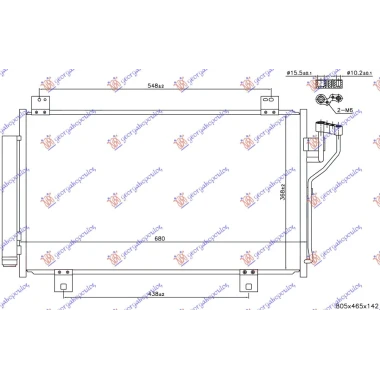 HLADNJAK KLIME ZA SVE BENZ (GAS R134)