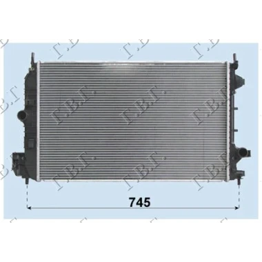 HLADNJAK MOT 1.9CDTi (65x41.5) Z19DT-L-H