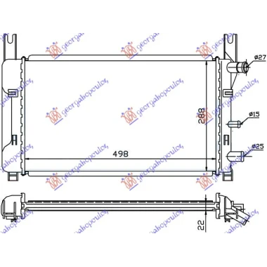 HLADNJAK MOTORA 1.0 -1.1 -1.3 (50x30)
