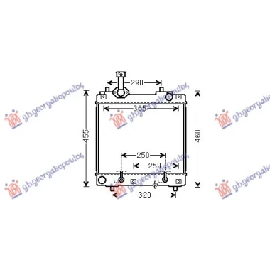 HLADNJAK MOTORA 1.0 BENZIN (AUTO) (350x400x16)
