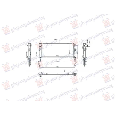 HLADNJAK MOTORA 1.0 T-Gdi BENZIN/HIBRID (650x291) (NISSENS)