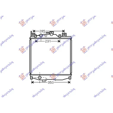 HLADNJAK MOTORA 1.0i 16V (35x36) (KOYO)