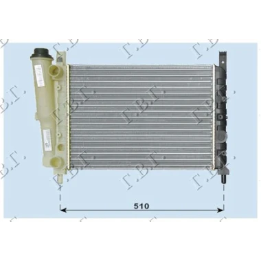 HLADNJAK MOTORA  1.1-1.3-1.4-1.5(44X32)