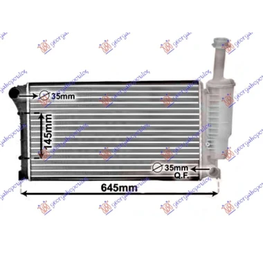HLADNJAK MOTORA 1.1/1.2i 8V (+AC) (55x31.7) (NRF)