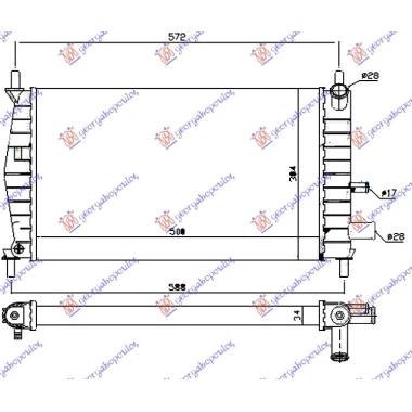 HLADNJAK MOTORA 1.1/1.3CC (50x31) (VALEO)