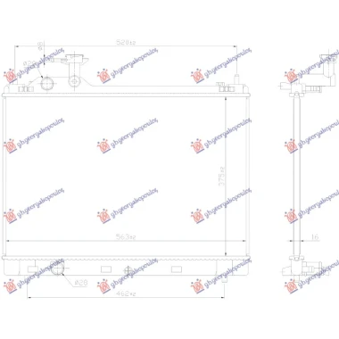 HLADNJAK MOTORA 1.2 BENZIN (400x540)