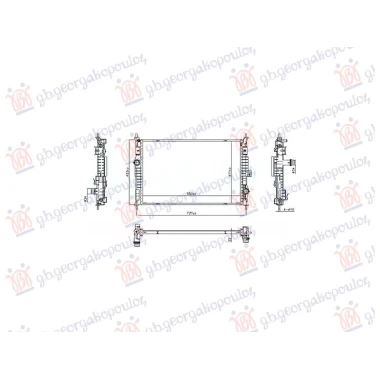 HLADNJAK MOTORA 1.2/1.6 BENZIN/HIBRID - 1.5/1.6/2.0 DIZEL (MAN/AUTO) (650x411)