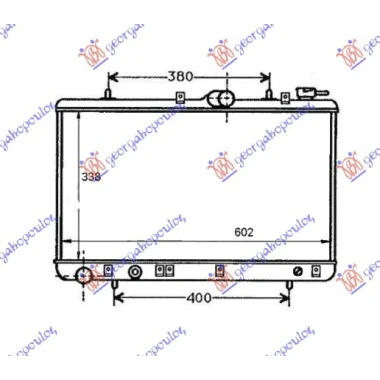HLADNJAK MOTORA 1.3-1.5 8V +/-A/C(34x60)