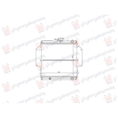 HLADNJAK MOTORA 1.3 BENZIN (360x390) (NRF)