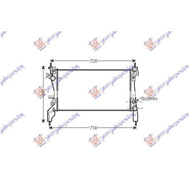 HLADNJAK MOTORA 1.3 MJTD (63x32.5)