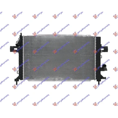 HLADNJAK MOTORA 1.3/1.7/1.9 DIZEL - 2.0 BENZIN (MAN/AUTO) (+AC) (600x368) (LEMLJEN SPOJ) (NRF)
