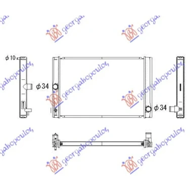HLADNJAK MOTORA 1.4 D4d (55x37)