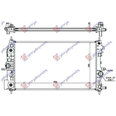 HLADNJAK MOTORA 1.4/1.6 TURBO BENZIN (AUTO) (68x39.5) (KOYO)