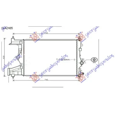 HLADNJAK MOTORA 1.4/1.6 TURBO BENZIN (MAN) (58x39.5) (KOYO)