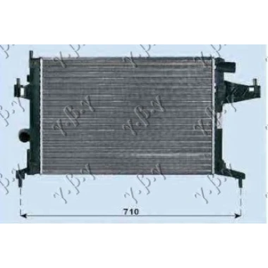 HLADNJAK MOTORA 1.4/1.8 (MAN/AUTO) (+AC) (54x35) DIJAGONALNO (VALEO)