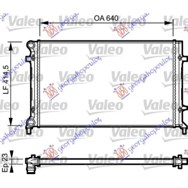 HLADNJAK MOTORA 1.4/2.0 FSI/SDI (MAN/AUTO) (+AC) (65x41.5) VALEO