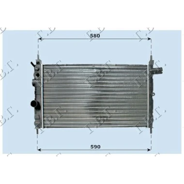 HLADNJAK MOTORA 1.4CC (52.5x32)