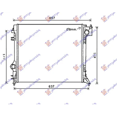 HLADNJAK MOTORA 1.5 DCi-2.0 BEN(54x48.5)