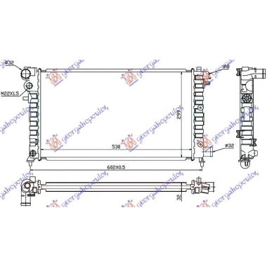 HLADNJAK MOTORA 1.5 DIESEL (53x29.7)