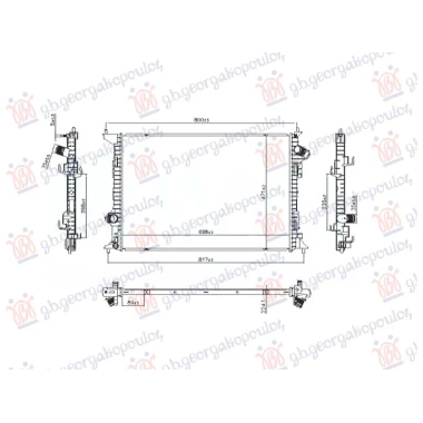 HLADNJAK MOTORA 1.5 DIZEL (698x470) (NRF)