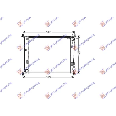 HLADNJAK MOTORA 1.6 BEN MAN (480x415x16)