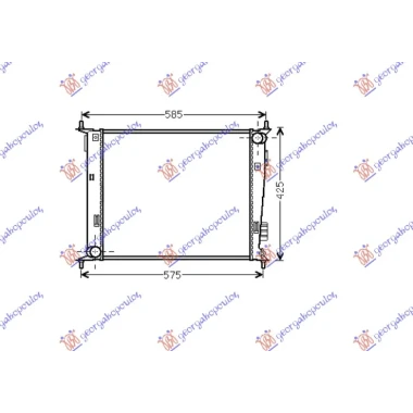 HLADNJAK MOTORA 1.6 BENZIN (MAN) (480x415x16) (KOYO)