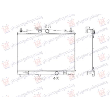 HLADNJAK MOTORA 1.6 BENZIN/GAS (MAN/AUTO) (652x388) (NISSENS)