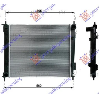 HLADNJAK MOTORA 1.6 DIZ MAN (480x415x16)