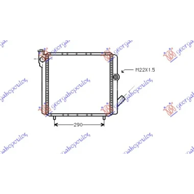 HLADNJAK MOTORA 1.6 DIZEL (39x39)