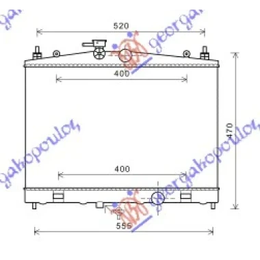 HLADNJAK MOTORA 1.6 i16V (38x60x16)