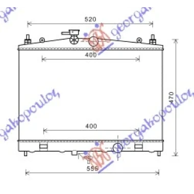 HLADNJAK MOTORA 1.6 i16V (38x60x16) (KOYO)