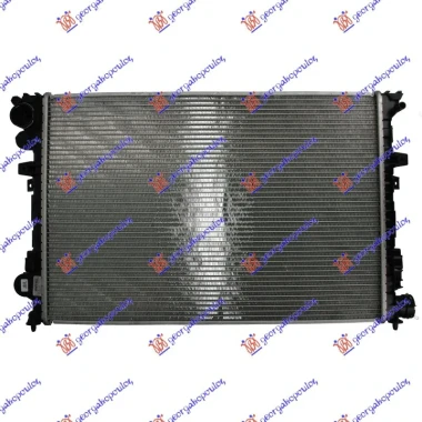 HLADNJAK MOTORA 1.6/1.8/2.0 BENZIN (+AC) (670x470x23) (VALEO)