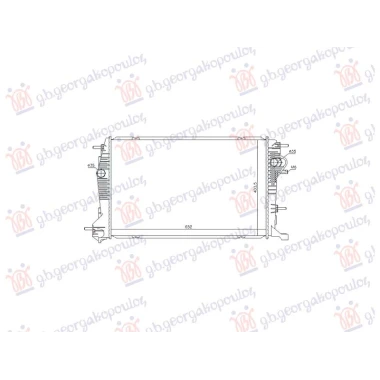 HLADNJAK MOTORA 1.6/.9/2.0 BENZIN/DIZEL (MAN/AUTO) (652x403) (NRF)